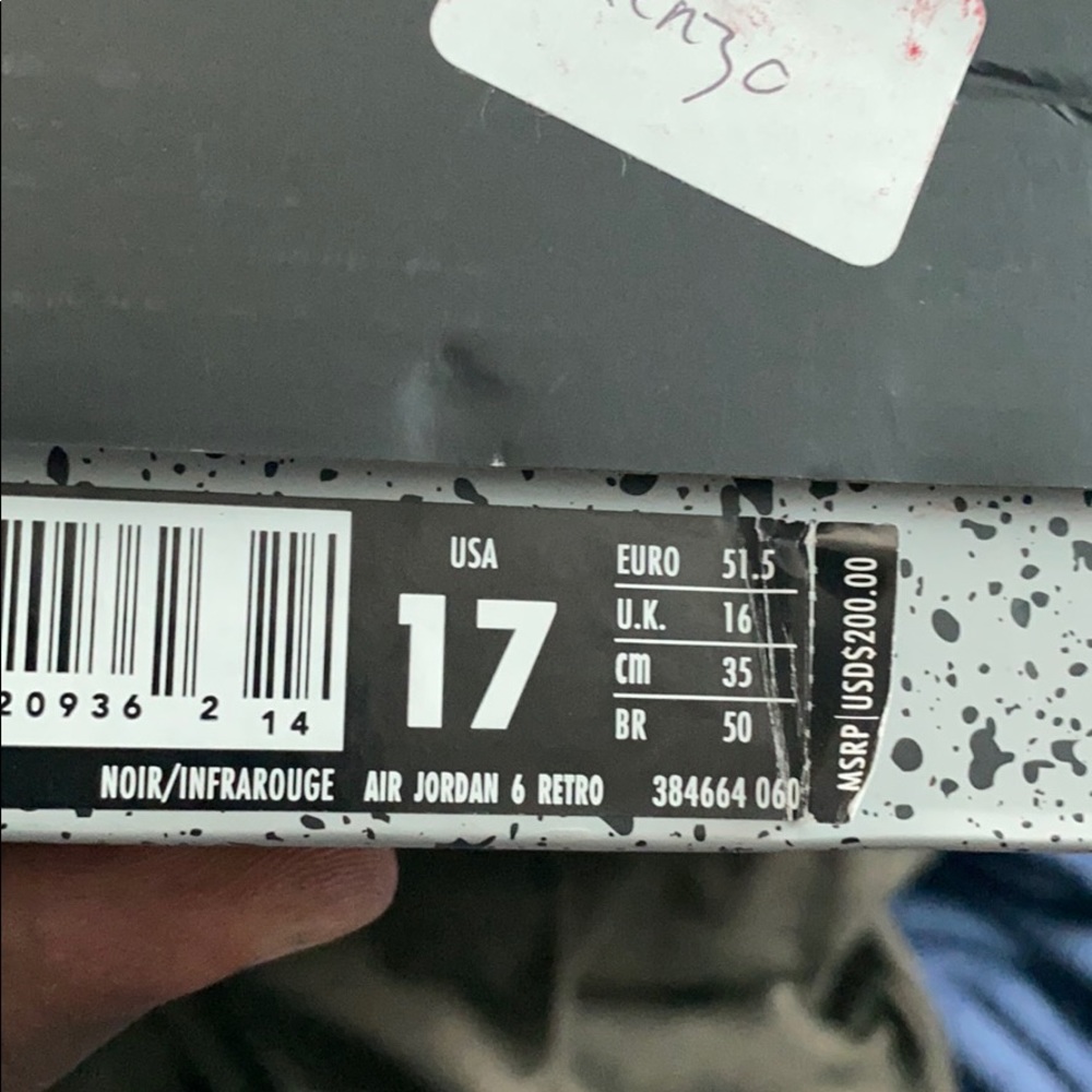 Air Jordan inferred 6’s